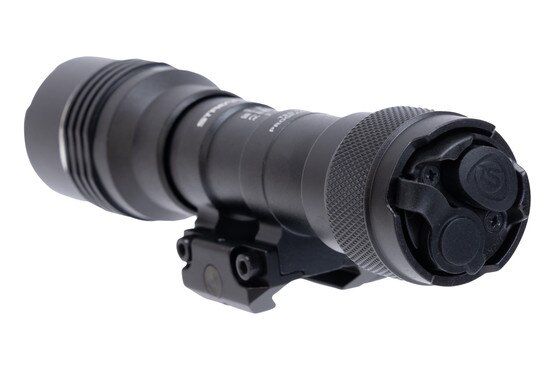 Rugged weapon light with Jack-Cap Tail Switch.